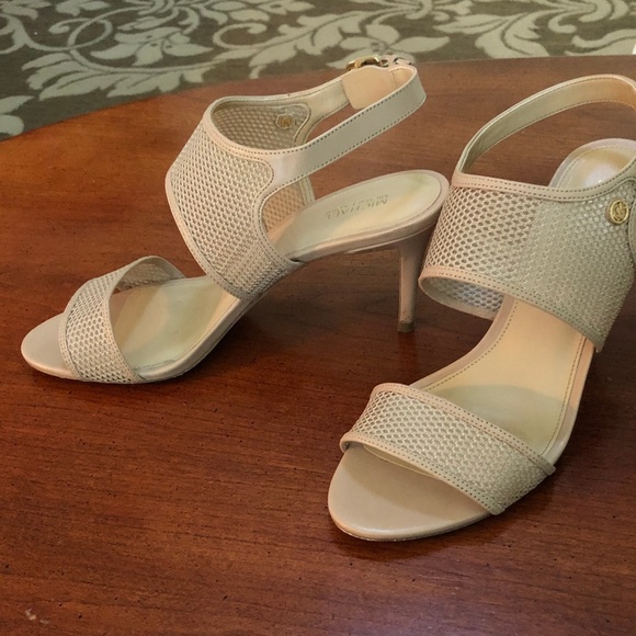 Michael Kors Shoes - Michael Kors Sandals (Leilah - Mesh Nude)